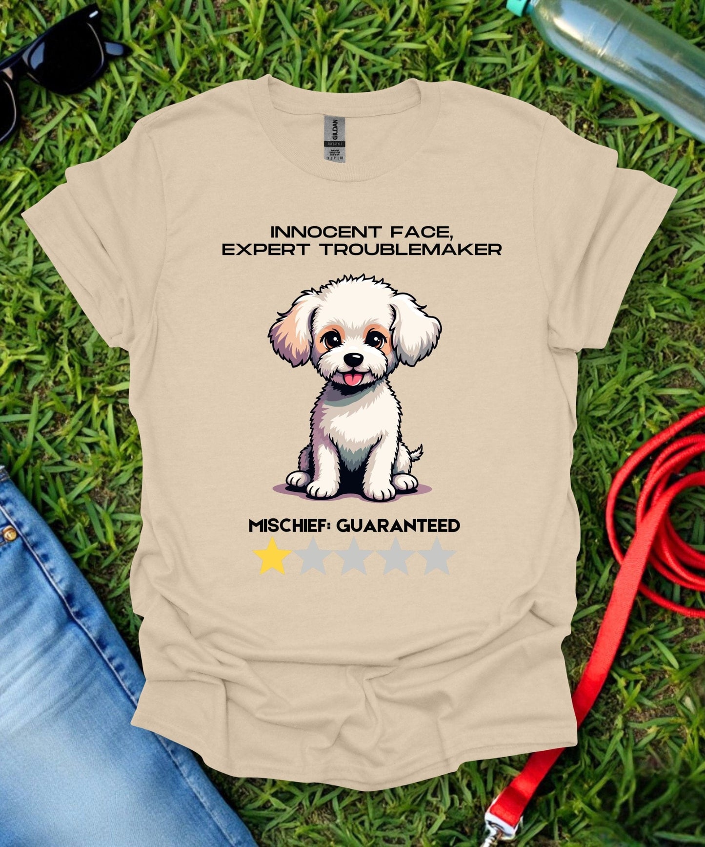One Star Bichon Review T-Shirt