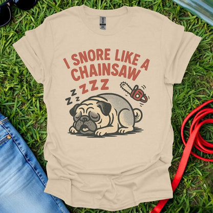 Pug Chainsaw T-Shirt