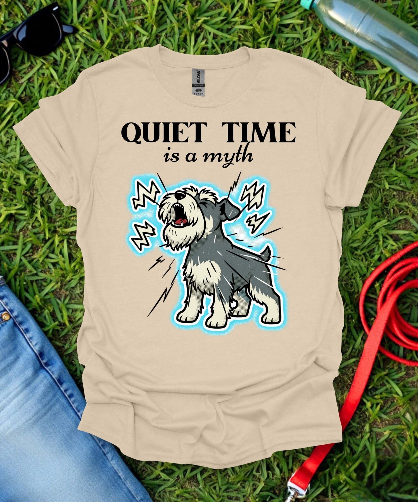 Schnauzer Quiet Time Myth T-Shirt