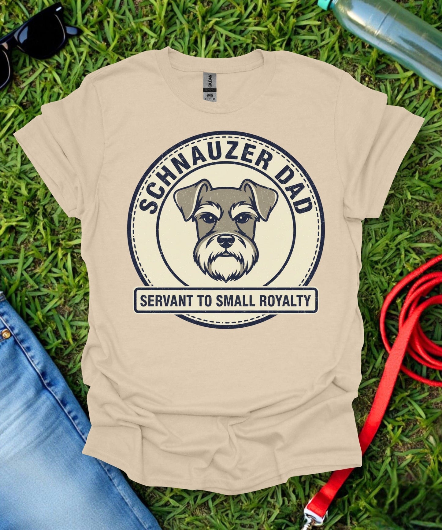 Schnauzer Dad Servant T-Shirt