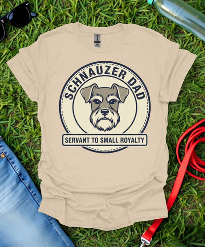 Schnauzer Dad Servant T-Shirt