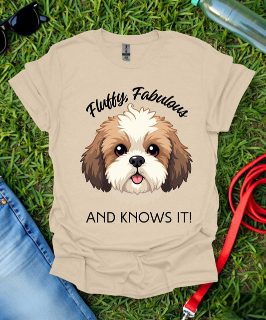 Fluffy Fabulous Shih Tzu T-Shirt
