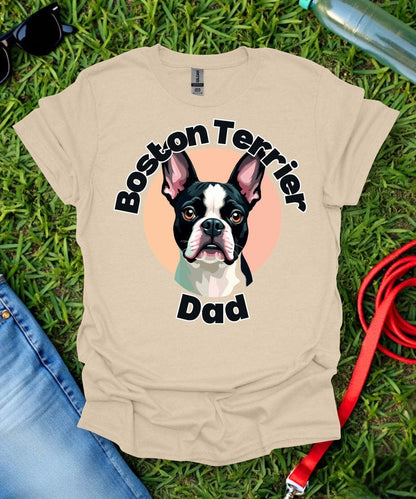 Boston Terrier Dad T-Shirt