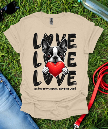 Boston Terrier Love T-Shirt
