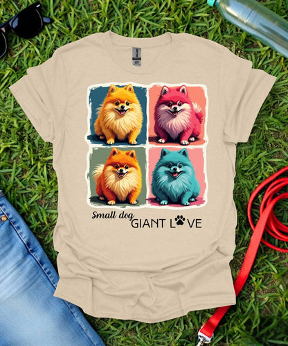 Giant Love Pomeranian T-Shirt