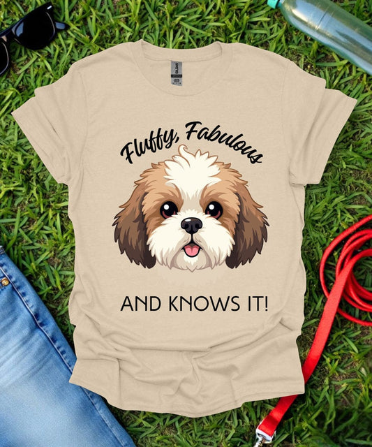 Fluffy Fabulous Shih Tzu T-Shirt