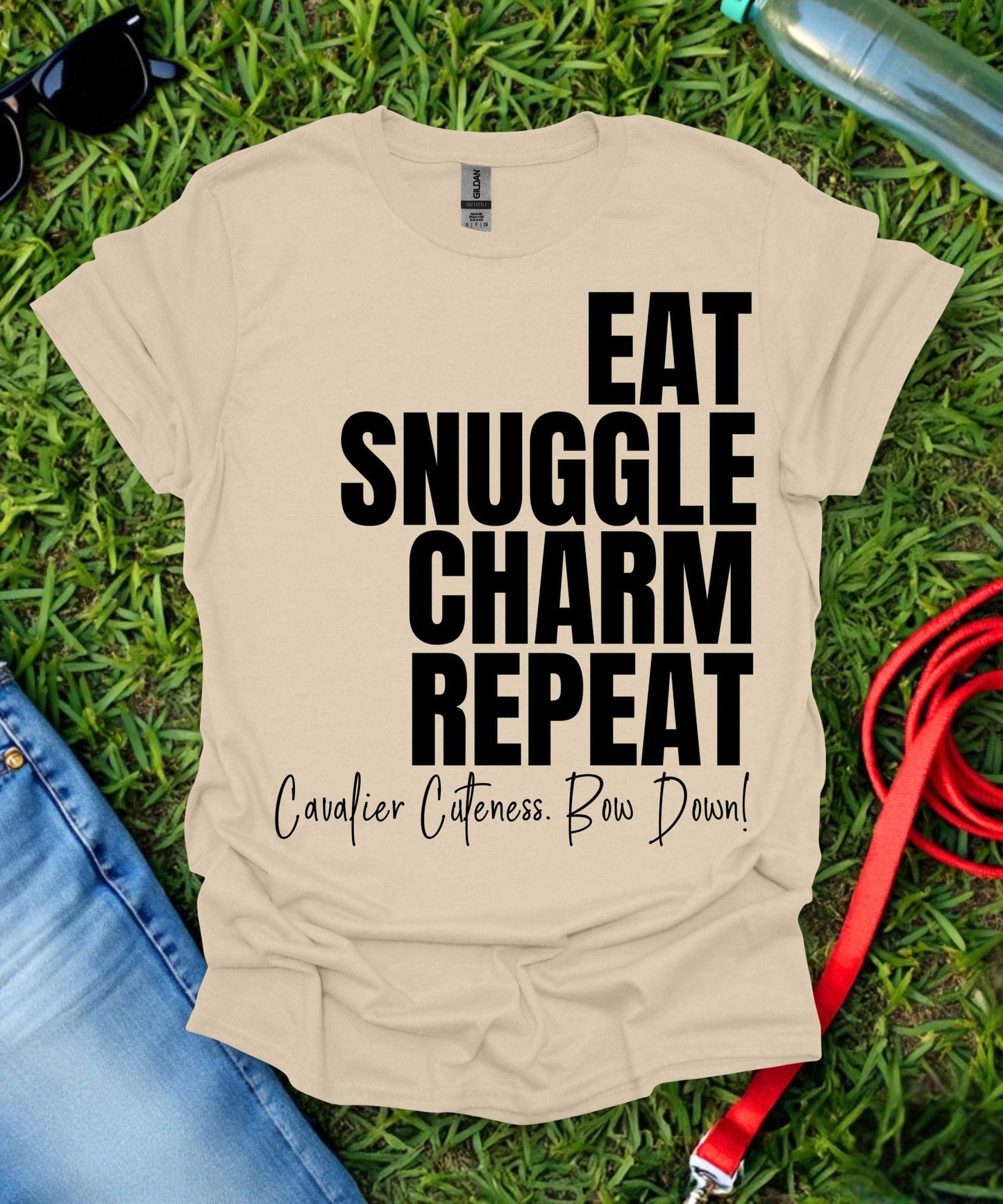 Eat Snuggle Charm Repeat Cavalier T-Shirt
