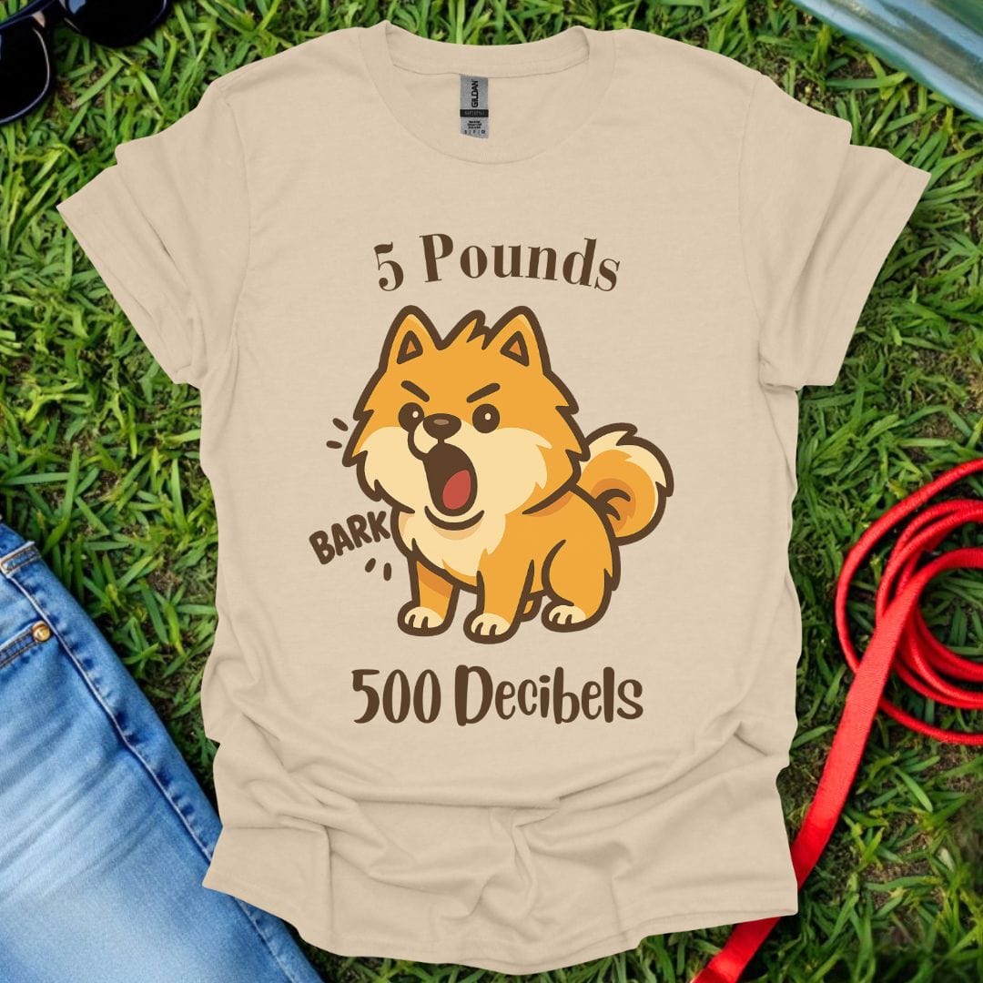 Pomeranian Decibels T-Shirt