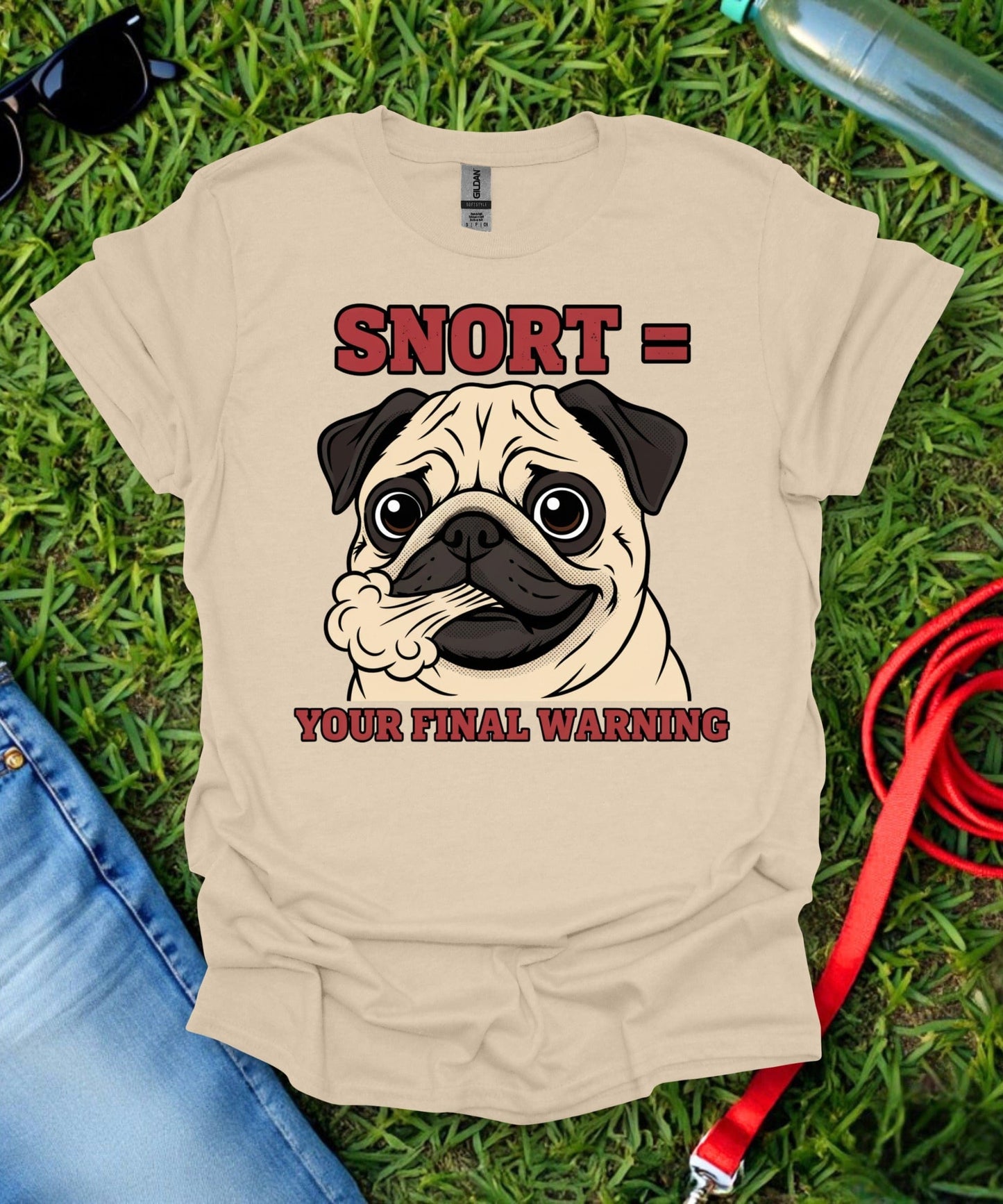 Pug Warning T-Shirt