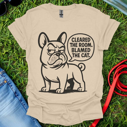 Blame The Cat Frenchie T-Shirt