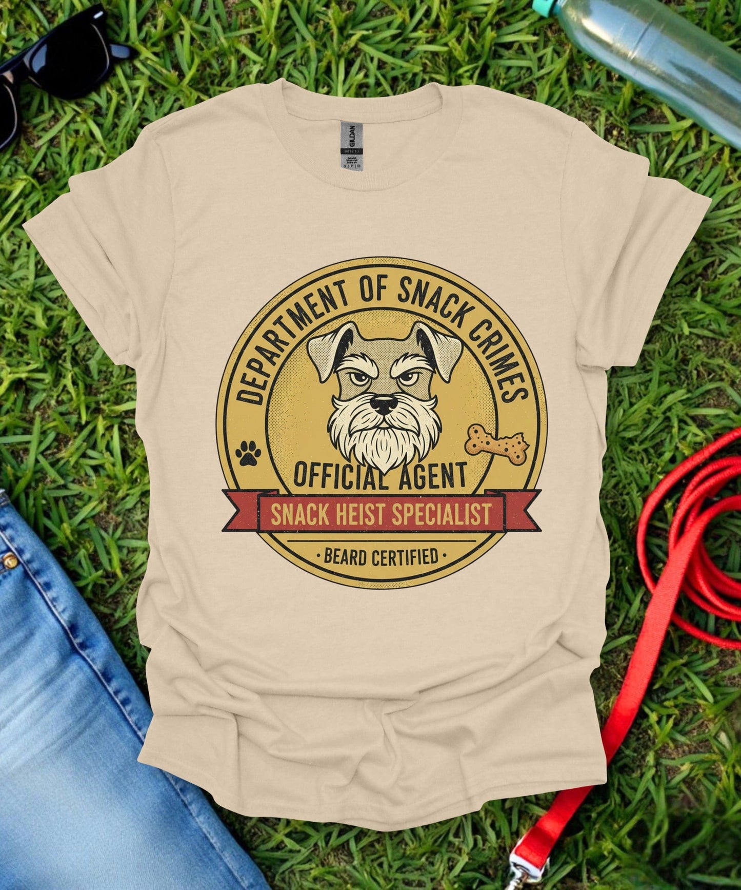 Schnauzer Snack Heist Specialist T-Shirt