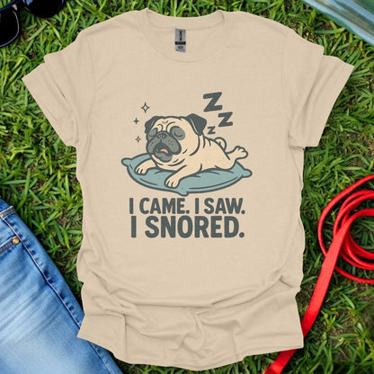 Pug Snores T-Shirt
