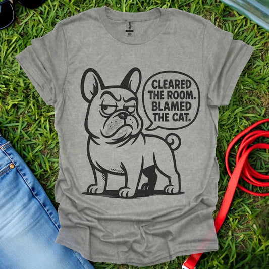 Blame The Cat Frenchie T-Shirt