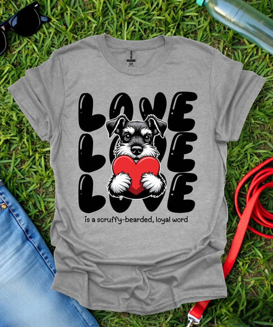 Mini Schnauzer Love T-Shirt