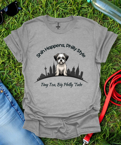 Shih Tzu in Philly T-Shirt