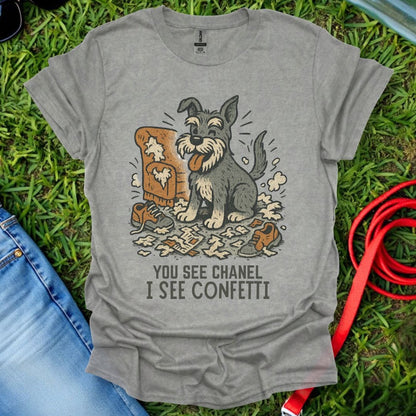 Schnauzer Confetti T-Shirt