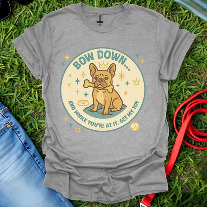 Frenchie Bow Down T-Shirt