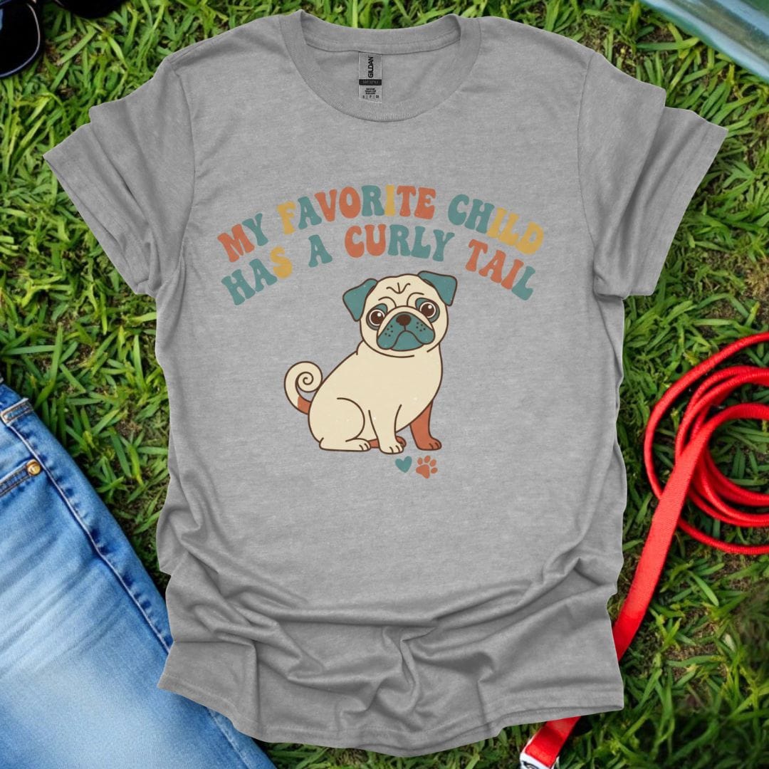 Pug Favorite Child T-Shirt