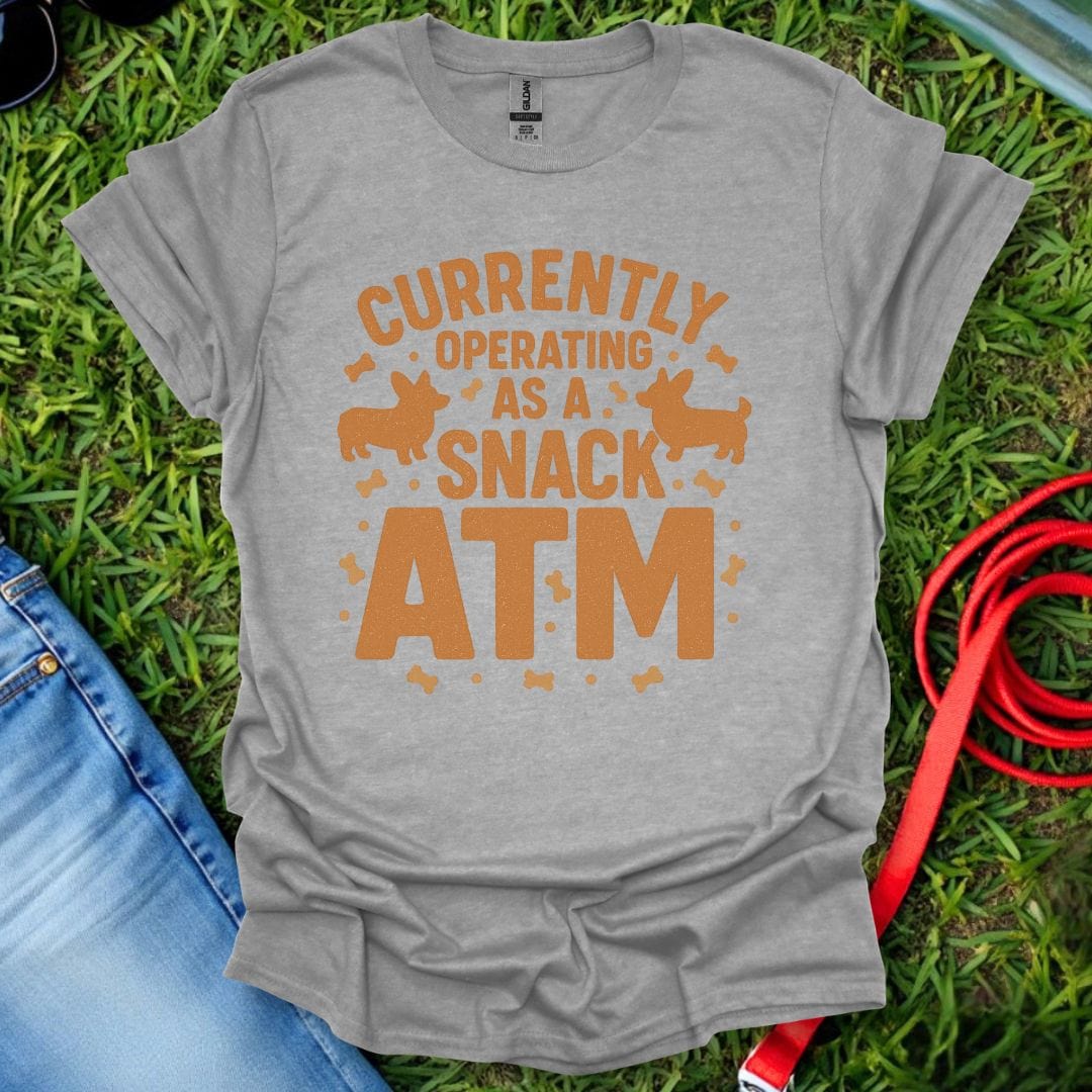 Corgi Snack ATM T-Shirt