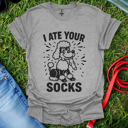 Poodle Ate Socks T-Shirt