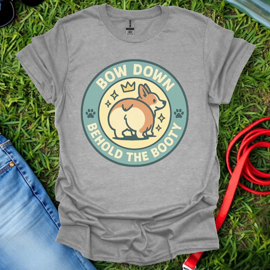 Corgi Bow Down T-Shirt