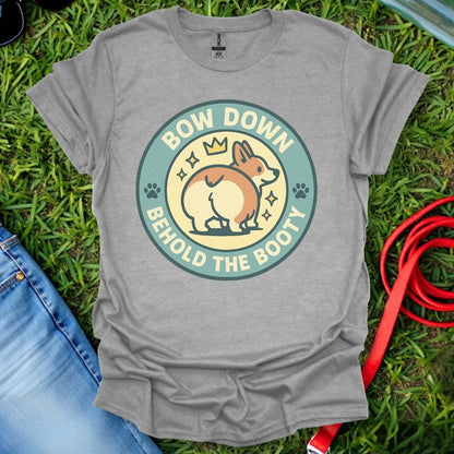Corgi Bow Down T-Shirt