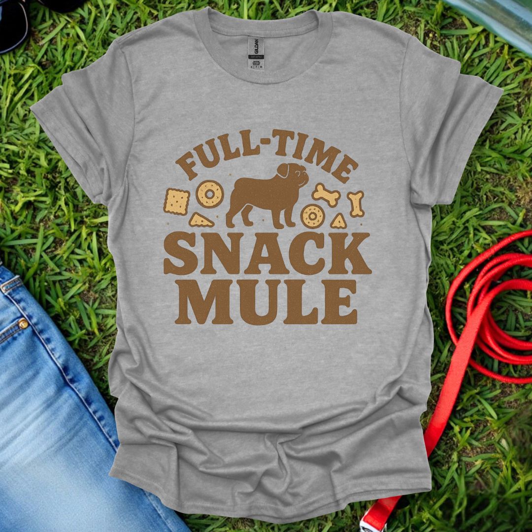 Pug Snack Mule T-Shirt