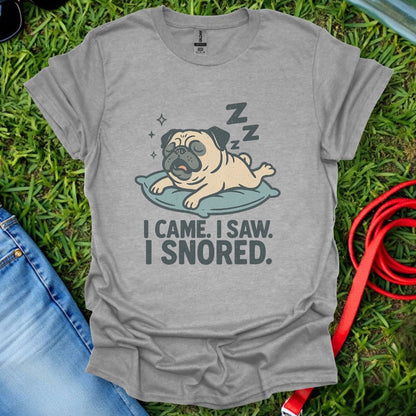 Pug Snores T-Shirt