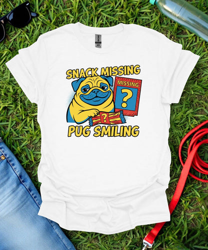 Pug Smiling T-Shirt
