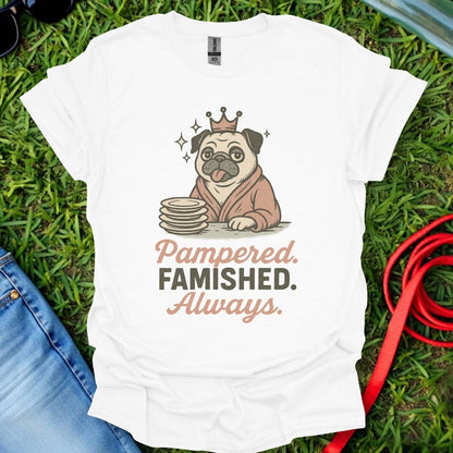 Pampered Pug T-Shirt