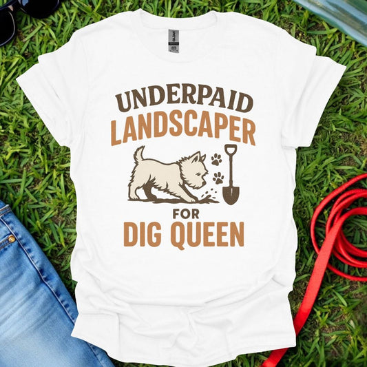Westie Dig Queen T-Shirt