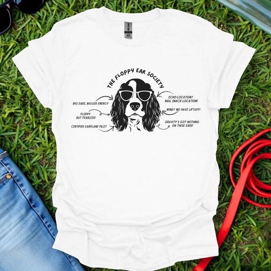Floppy Ear Spaniel Society T-Shirt
