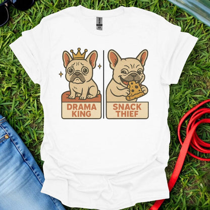 Frenchie Drama King T-Shirt