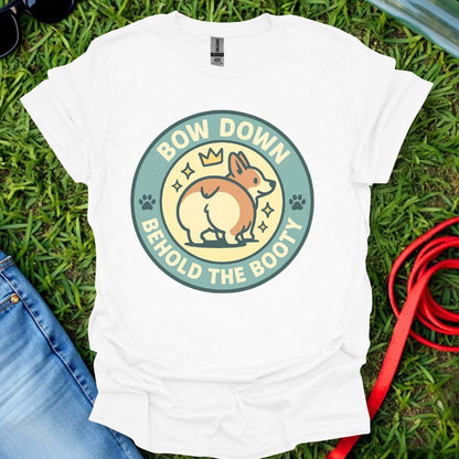 Corgi Bow Down T-Shirt