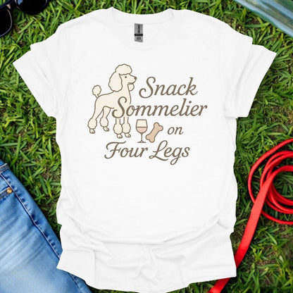 Poodle Snack Sommelier T-Shirt
