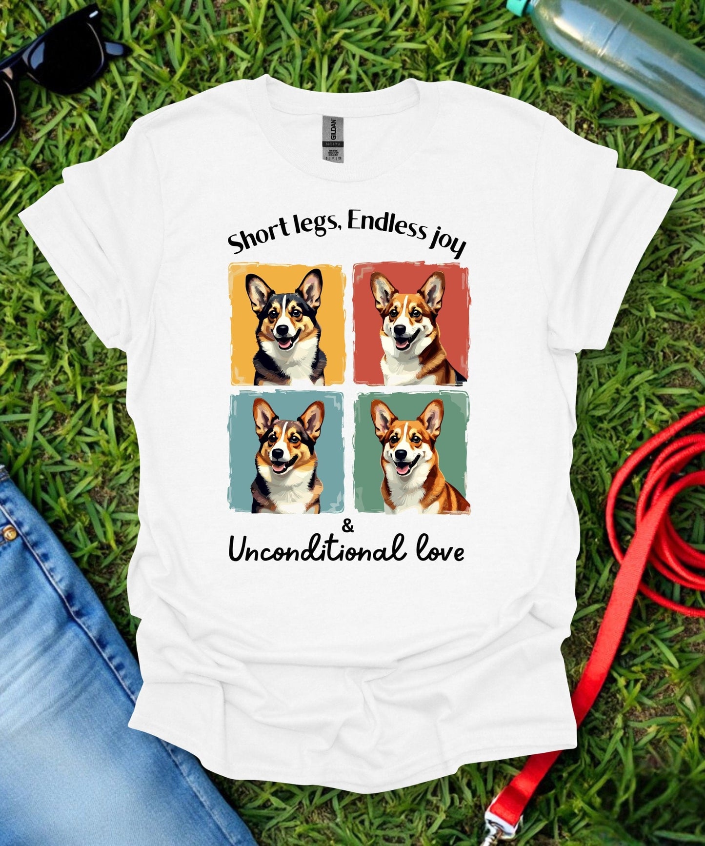 Short Legs, Endless Joy Corgi T-Shirt