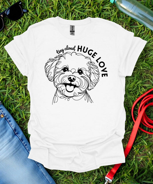 Tiny Cloud Bichon T-Shirt