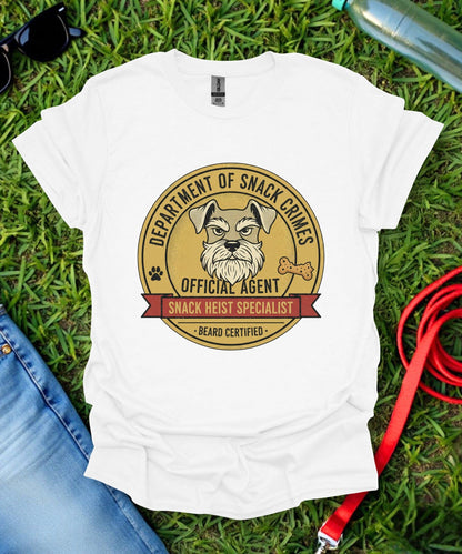 Schnauzer Snack Heist Specialist T-Shirt