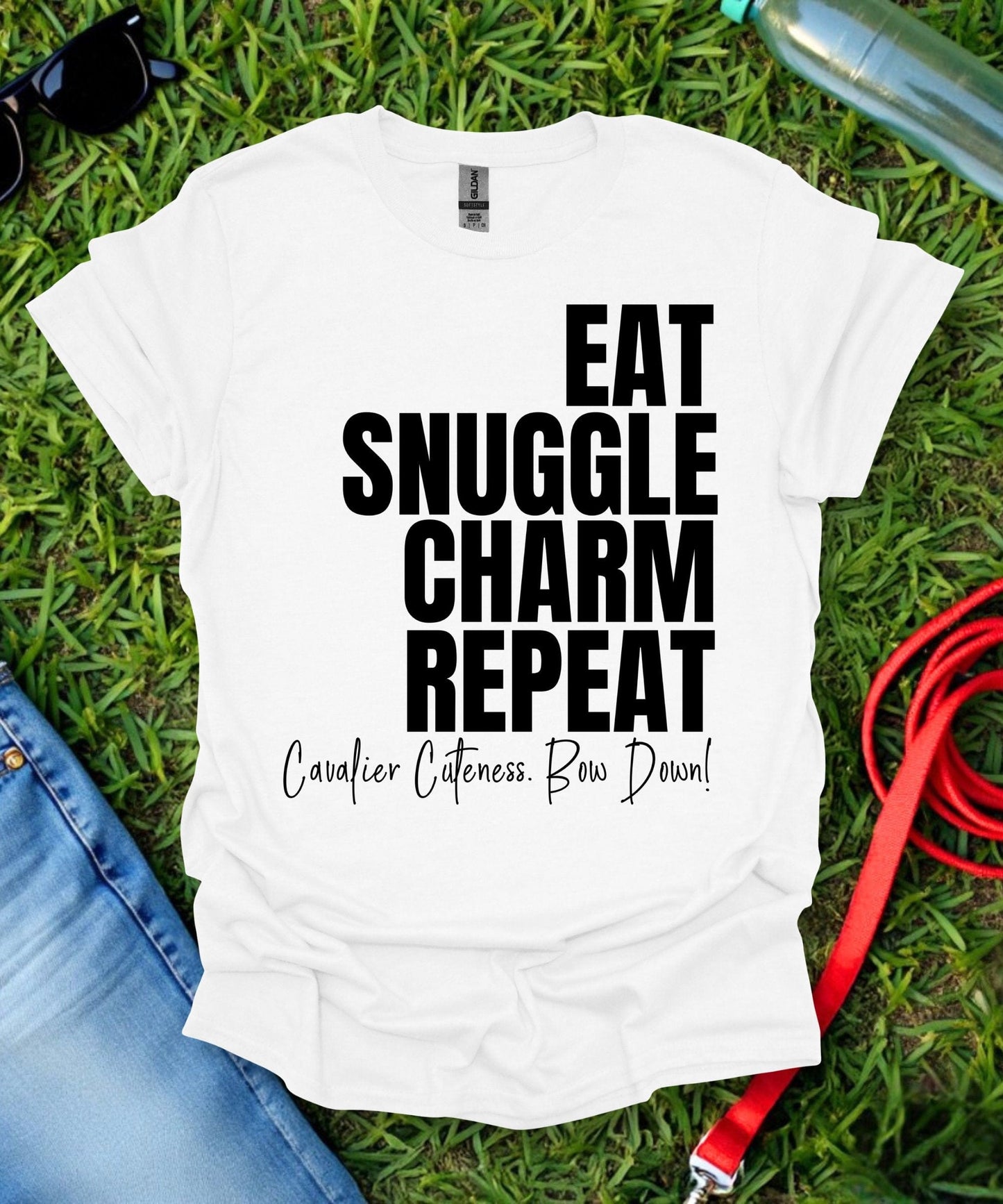 Eat Snuggle Charm Repeat Cavalier T-Shirt