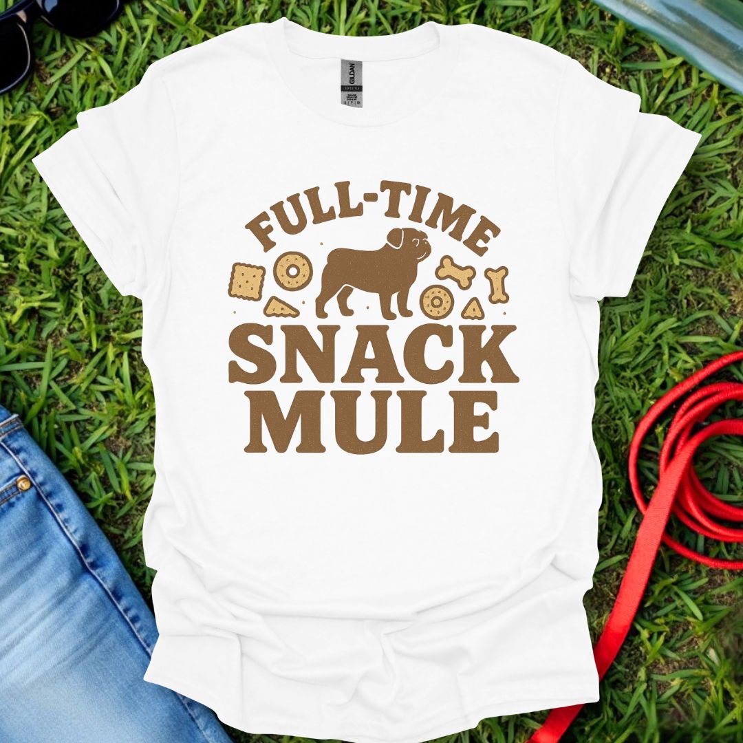 Pug Snack Mule T-Shirt