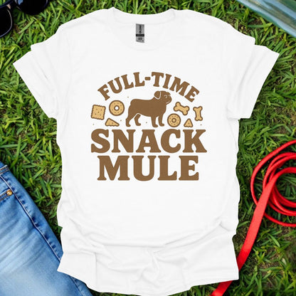 Pug Snack Mule T-Shirt