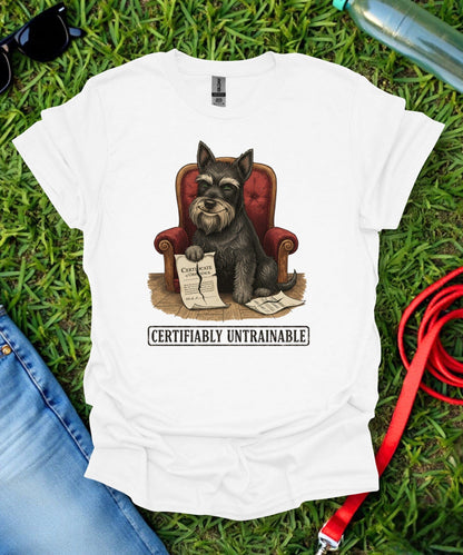 Certifiably Schnauzer T-Shirt