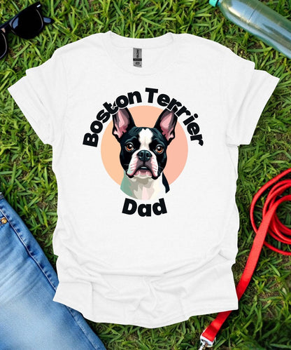 Boston Terrier Dad T-Shirt