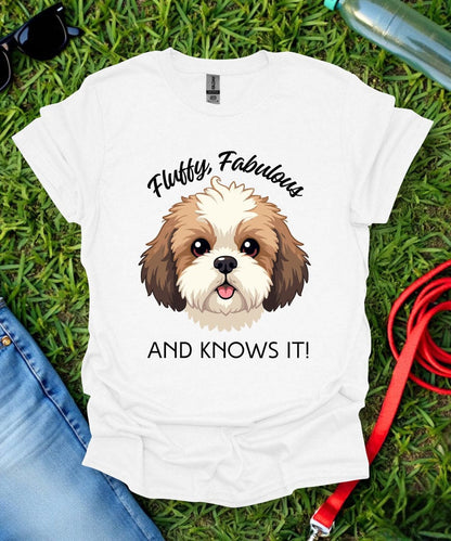 Fluffy Fabulous Shih Tzu T-Shirt