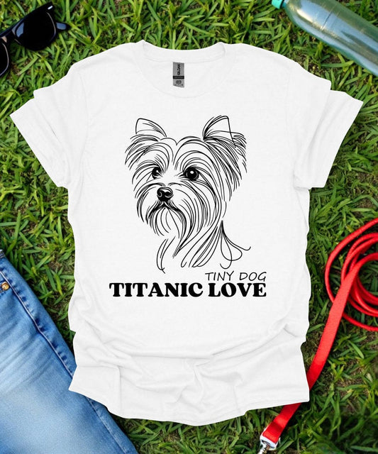 Titanic Love Yorkie T-Shirt
