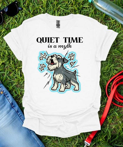 Schnauzer Quiet Time Myth T-Shirt