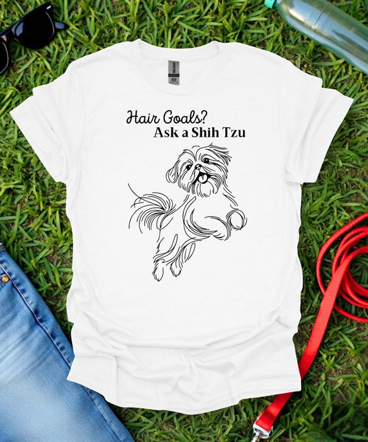 Hair Goals Shih Tzu T-Shirt