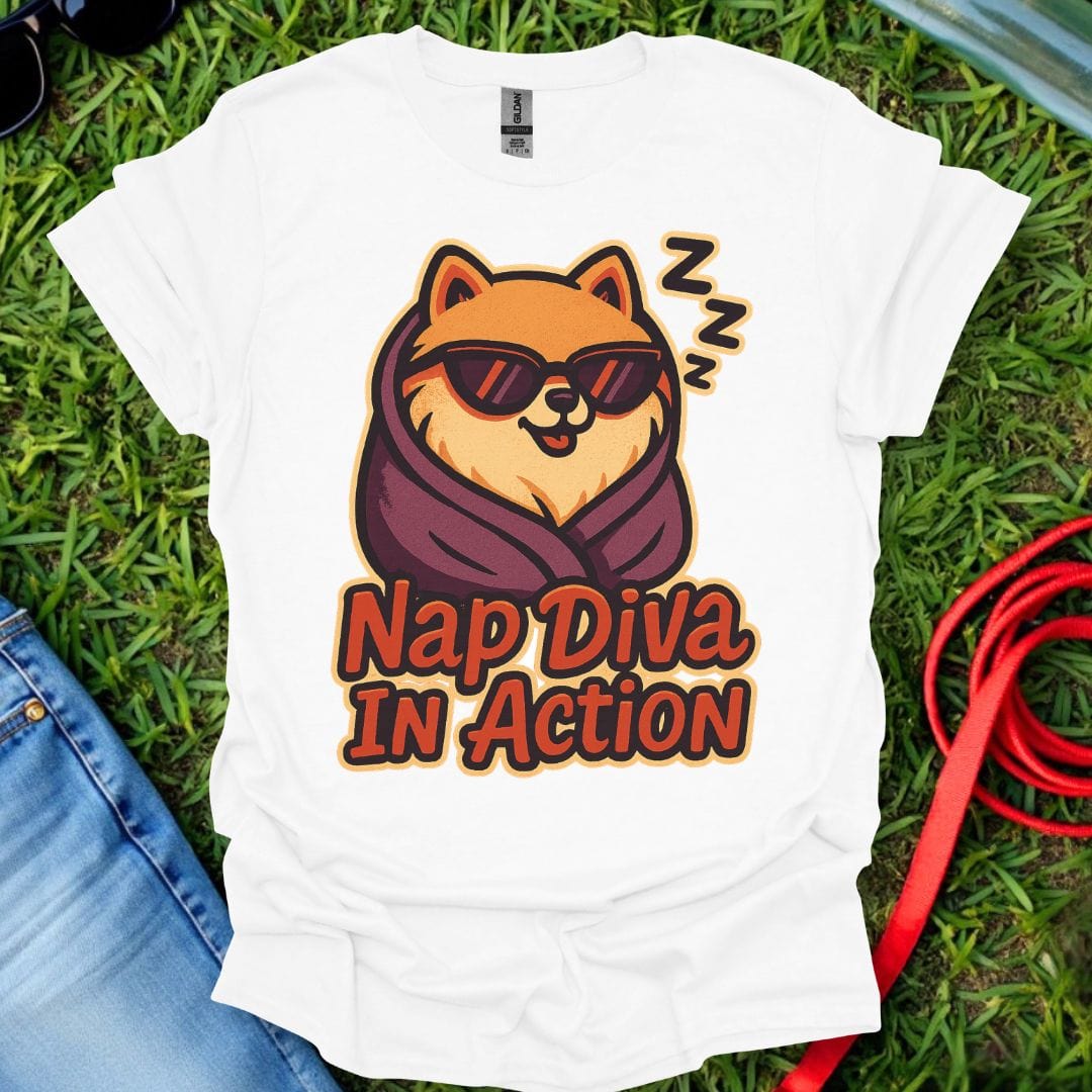 Pomeranian Nap Diva T-Shirt