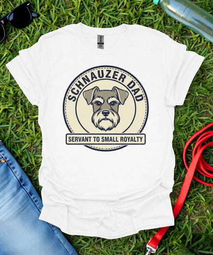 Schnauzer Dad Servant T-Shirt