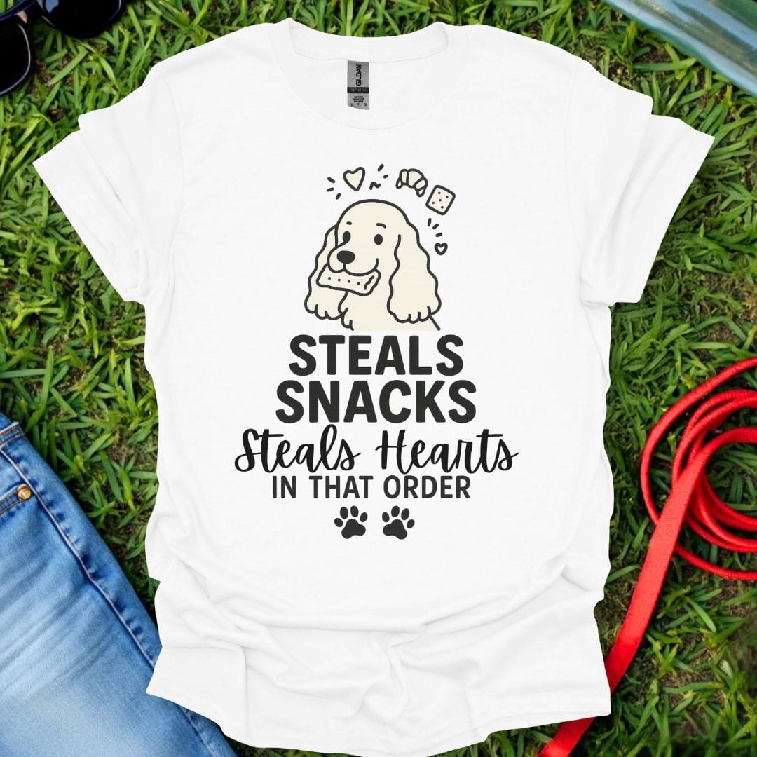 Cocker Steals Snacks T-Shirt